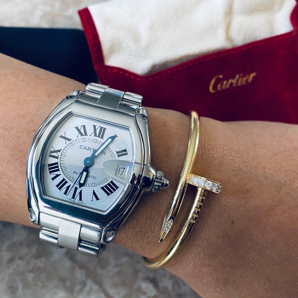 💯% Authentic Cartier Midsize Automatic Roadster.